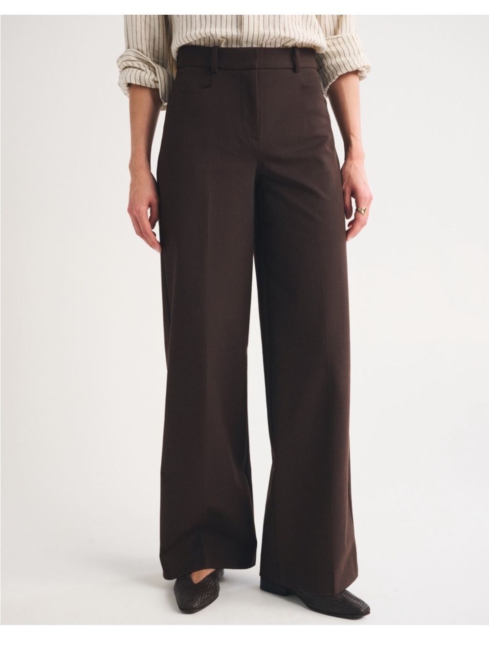 Abercrombie & Fitch Forme Ultra Wide Leg Pant